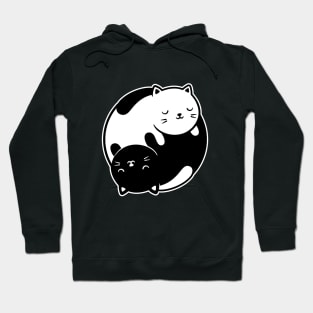 Yin and Yang Kitties Hoodie